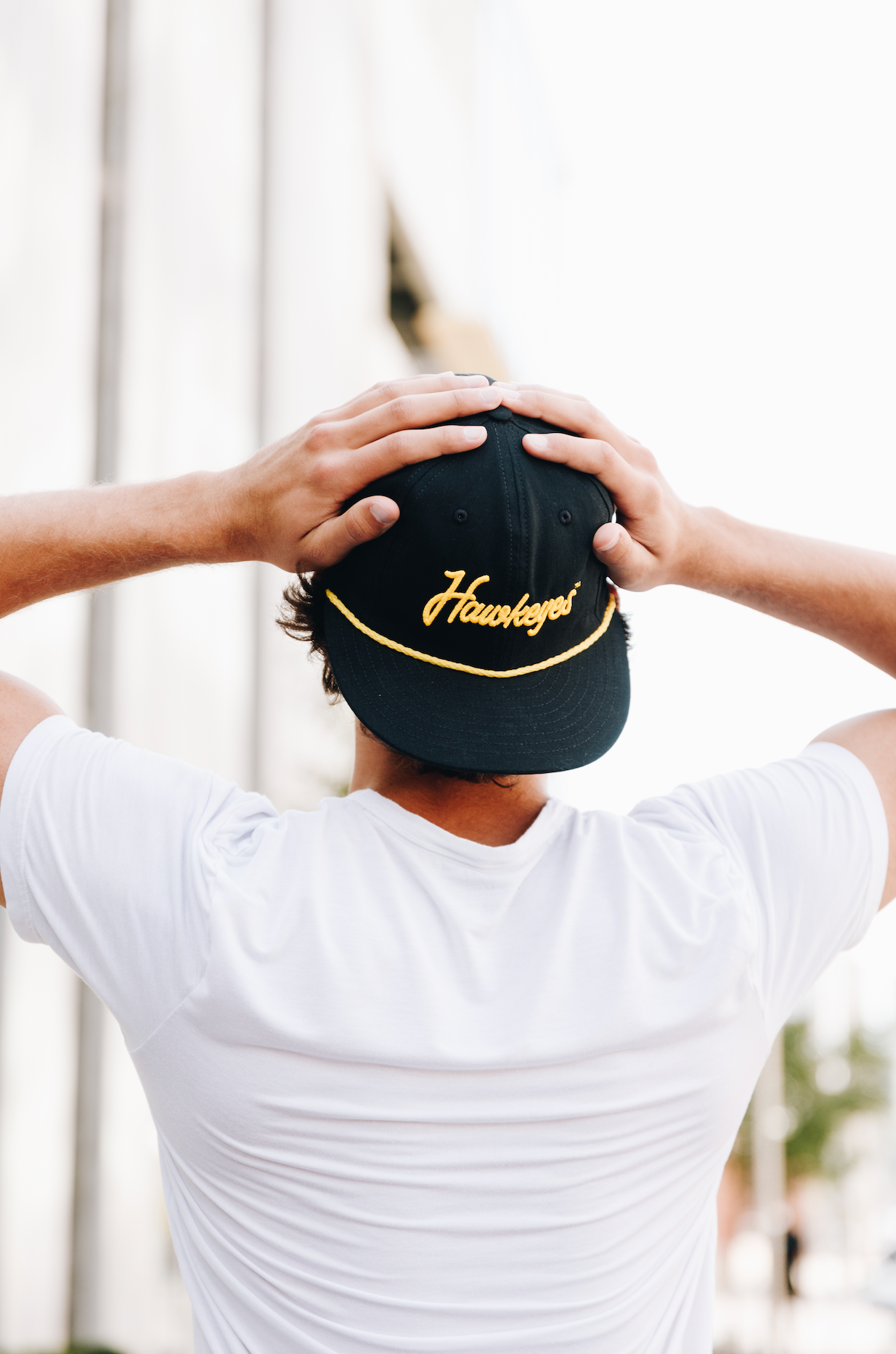 Iowa hawkeye hat vintage hotsell