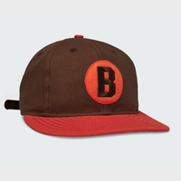 Baltimore Black Sox - Brown and Orange Duck Cotton Vintage Flatbill