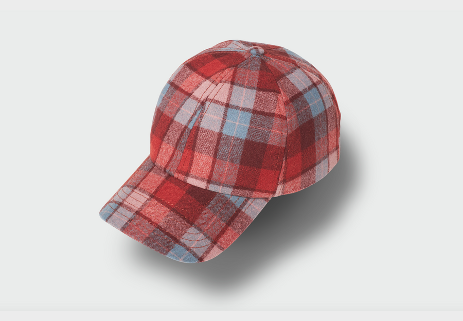 The Plaid Dad LPR #1, cotton twill, unstructured dad hat, made in USA