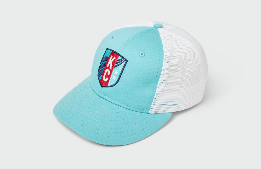 KC Current Teal & White Trucker Hat