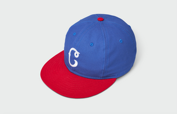 Cleveland Buckeyes - Royal and Red Duck Cotton Vintage Flatbill