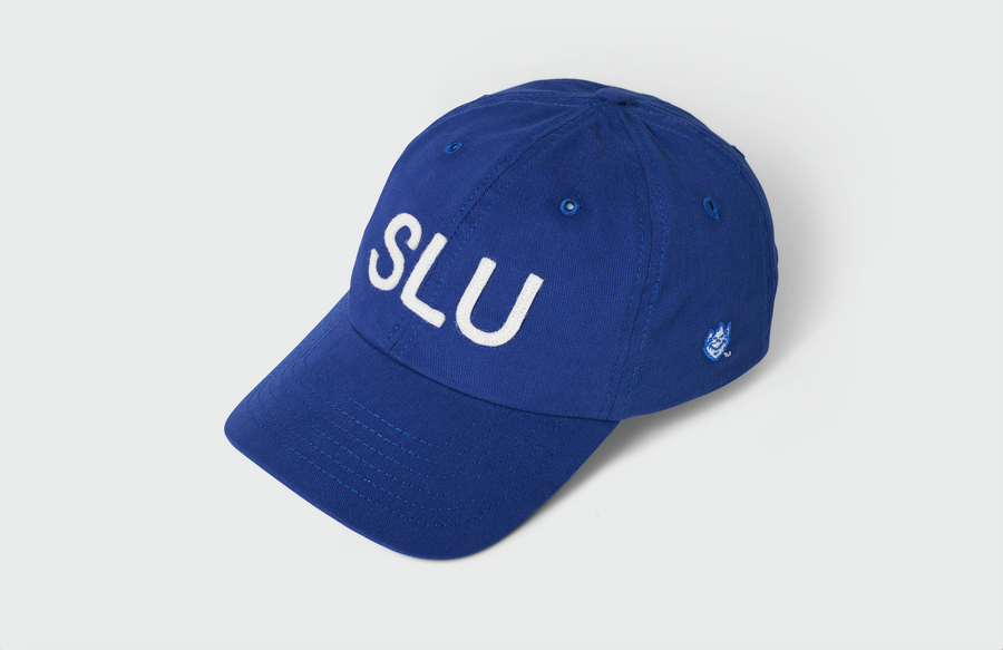 Helvetica SLU - Royal Sanded Twill Pre-Curved Hat