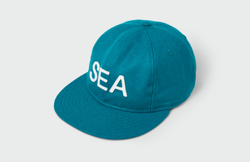 Teal Vintage Flatbill Hat - Seattle (White SEA)