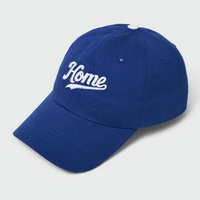 KC Baseball "Home" - Sanded Twill Royal Pre-Curved Hat