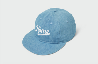 KC Baseball "Home" Light Denim Vintage Flatbill Hat