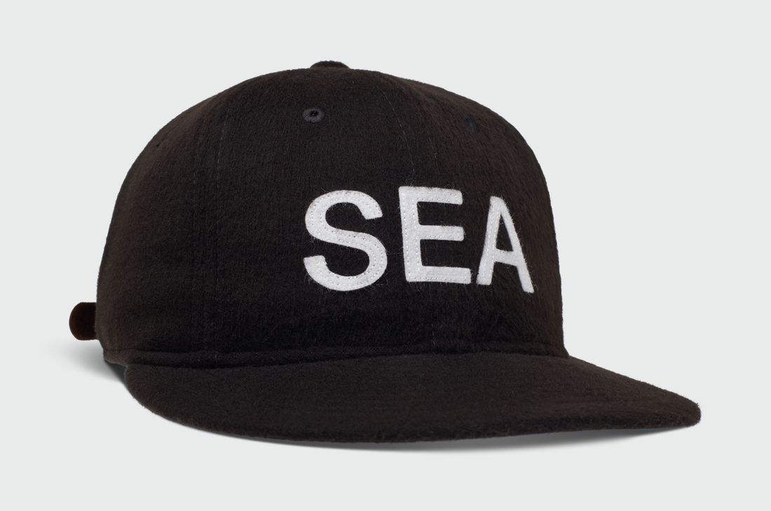 Black Repreve Vintage Flatbill Hat - Seattle (White SEA)