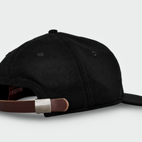 Black Vintage Flatbill Hat - Portland