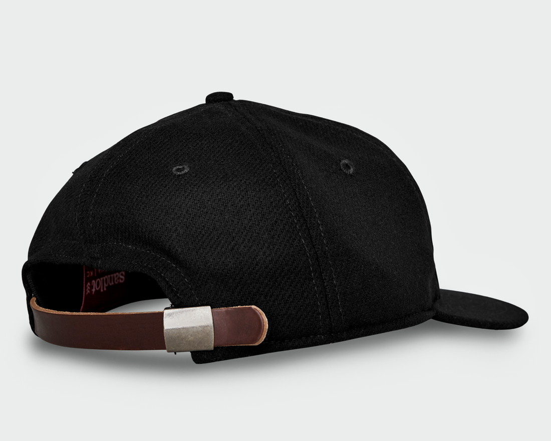 Black Vintage Flatbill Hat - Nebraska