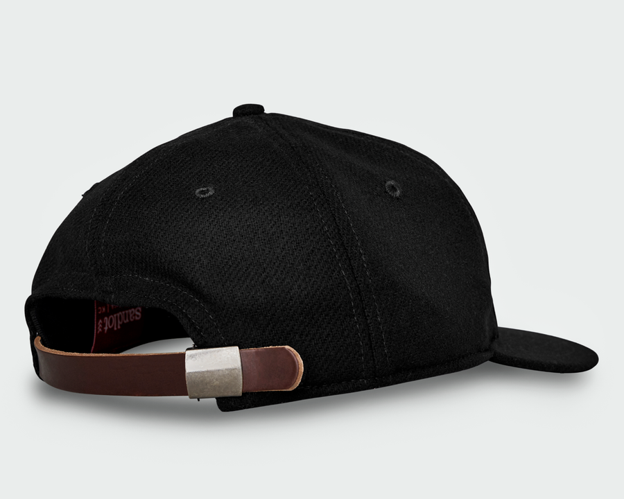 Black Vintage Flatbill Hat - Phoenix