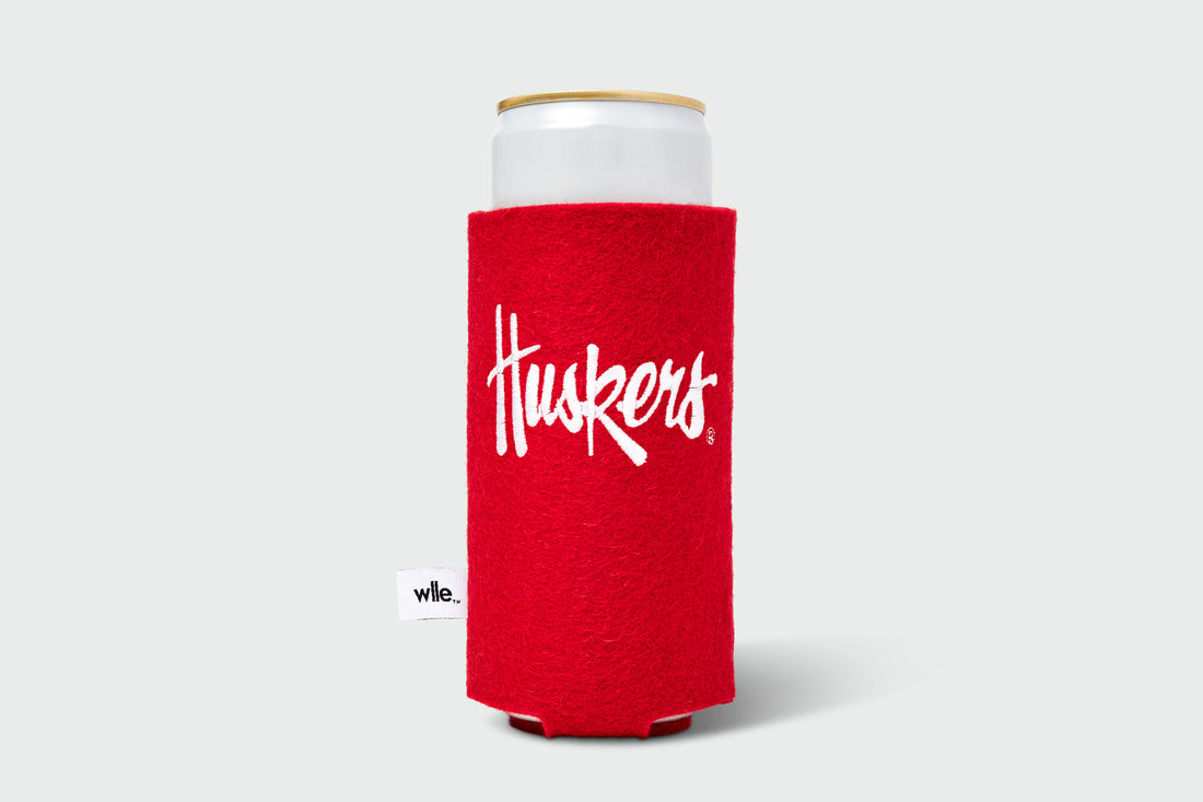 University of Nebraska Skinny wlle™ Drink Sweater - Huskers Script - Red