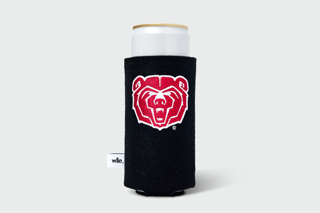 Missouri State University Skinny wlle™ Drink Sweater - Growling Bear - Black